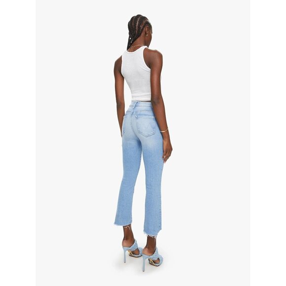 MOTHER Light Blue Ankle & Cropped Jeans - Picture 2 of 8